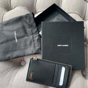 YSL Credit card and coin holder